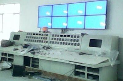 寧夏中衛鐵礦LCD液晶拼接墻_深圳市藍盾專顯電子科技_大屏幕顯示業績榜